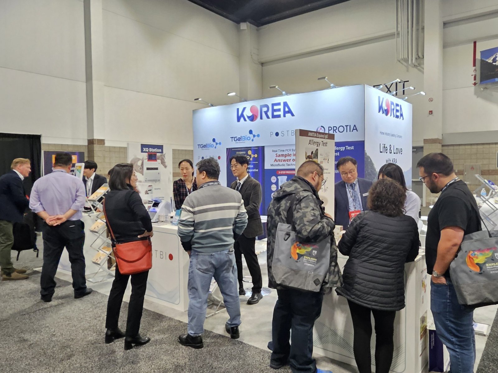 2025 AAEP 무역박람회 내에 마련된 한국기업 홍보관.