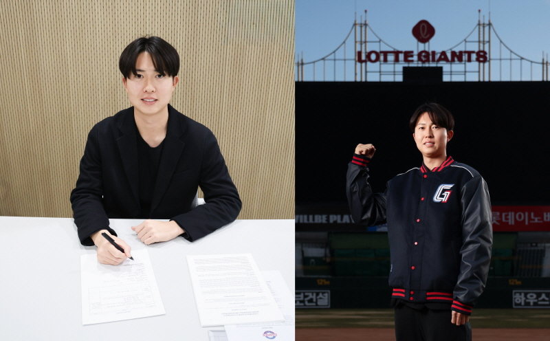 롯데는 12일 일본의 우완투수 교야마 마사야와 15만 달러의 규모의 아시아쿼터 계약을 맺었다. 그는 최고 155㎞ 강속구를 가져 많은 기대를 받고 있다. 사진제공|롯데 자이언츠