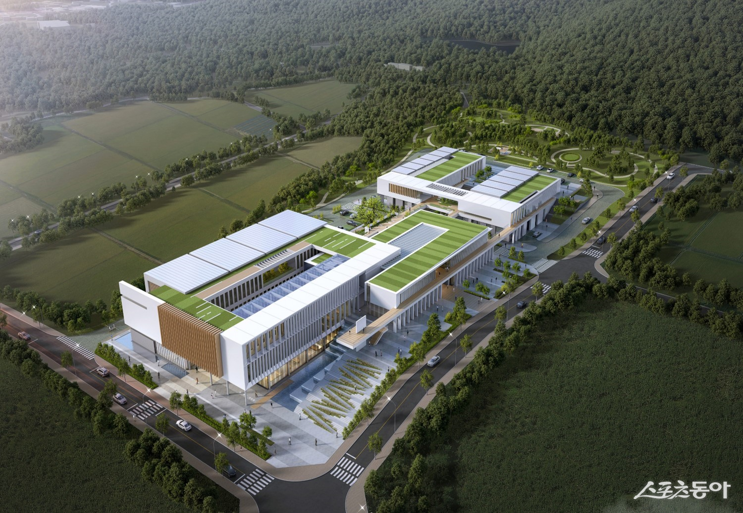 농식품 ‘기후변화대응센터’ 조감도.  사진제공=해남군