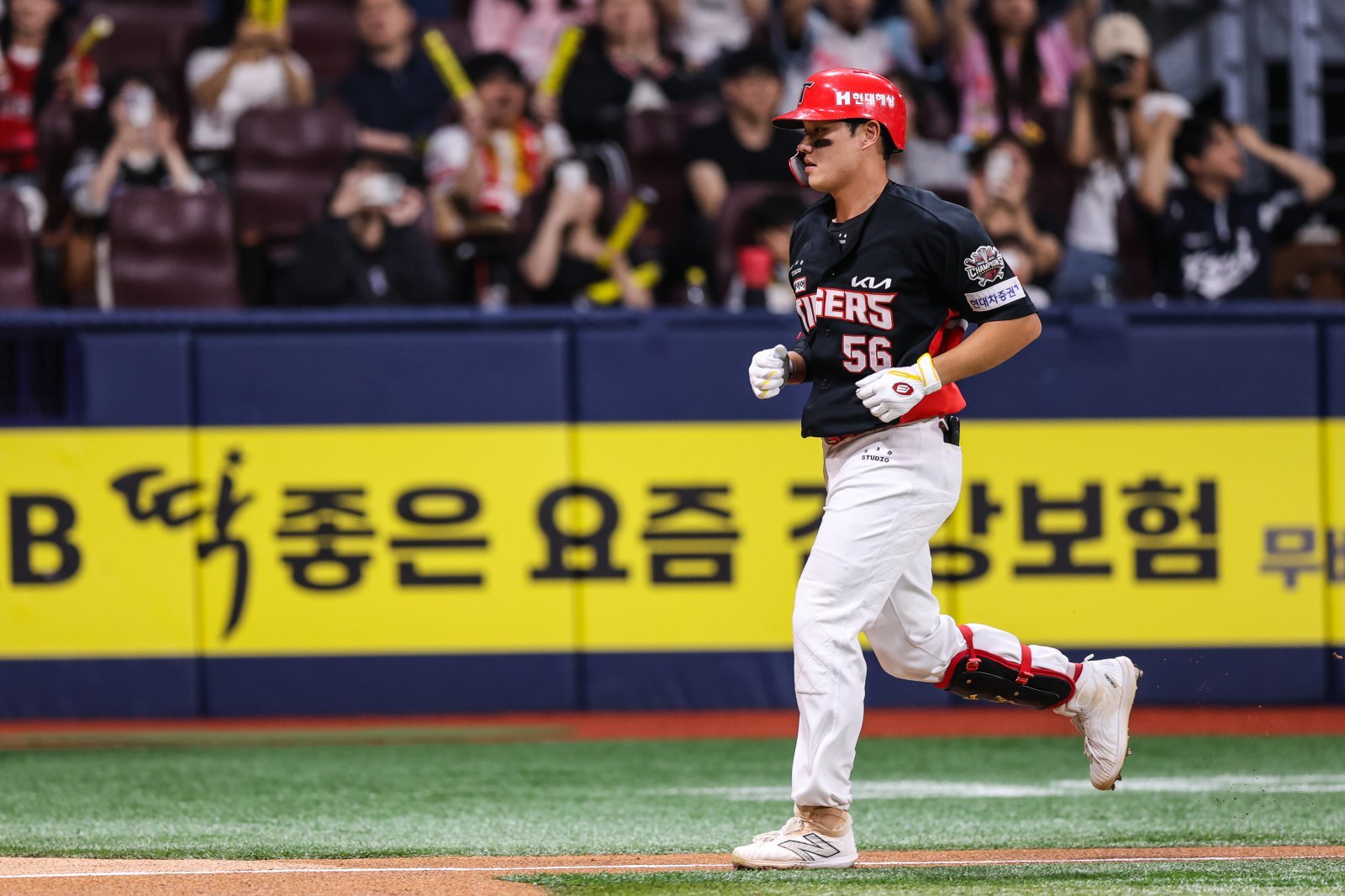 KIA 오선우는 2025시즌 잠재력을 터트리며 한 단계 성장했다. 다음 시즌에는 팀 타선의 부족한 장타를 채워야 한다. 사진제공|KIA 타이거즈