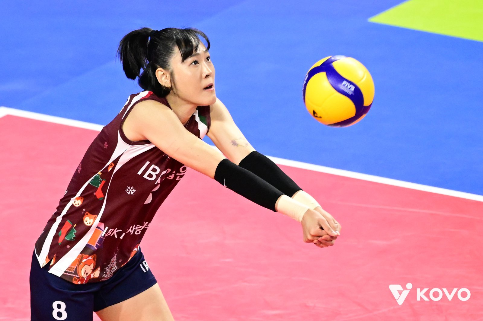 IBK기업은행은 빅토리아와 킨켈라의 공존법을 찾은 덕분에 1라운드 부진을 딛고 상승세를 타고 있다. 킨켈라의 수비 부담을 덜어 준 임명옥(사진)의 활약이 결정적이었다. 사진제공│KOVO