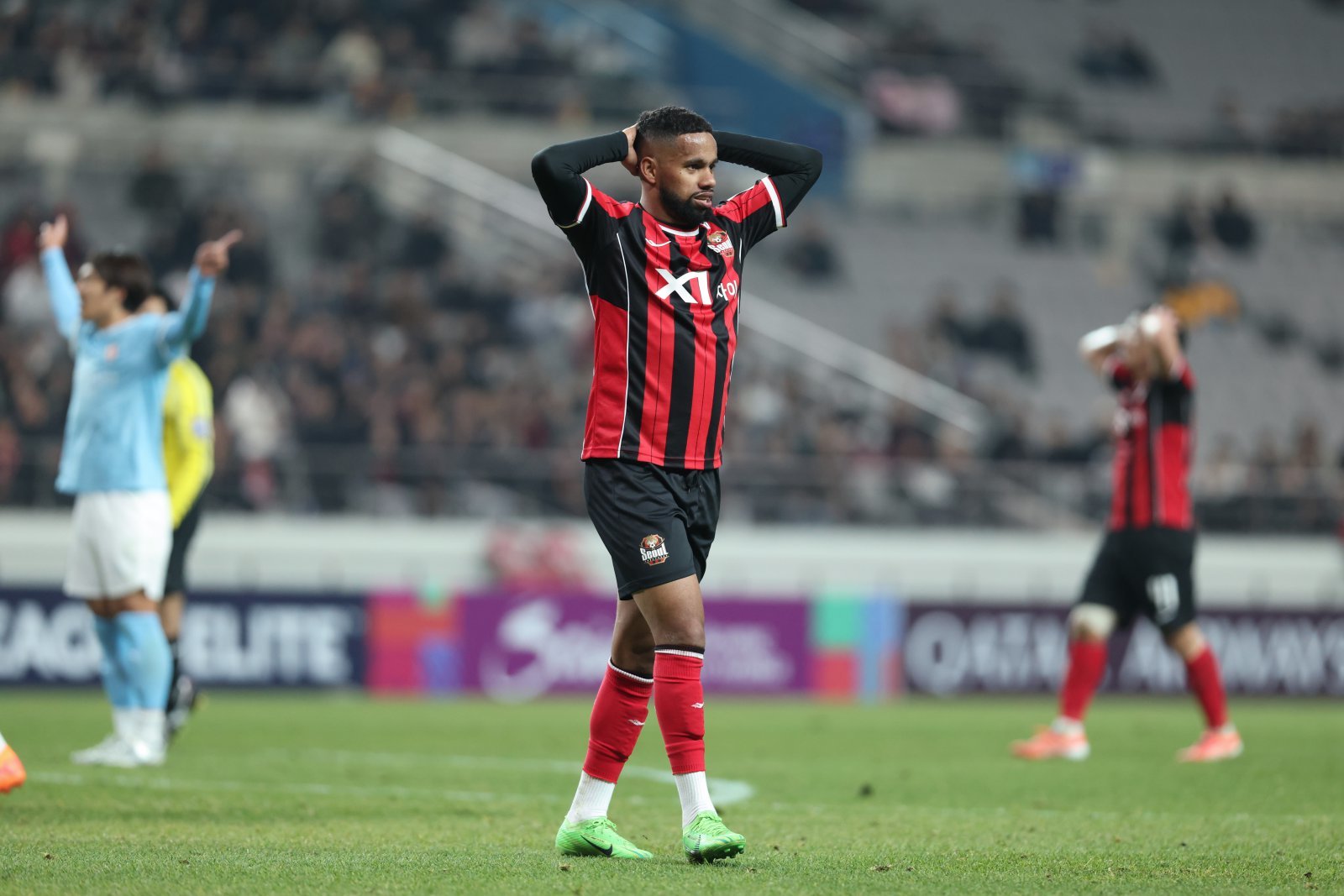 FC서울 안데르손(가운데)은 올해 7월 서울 이적 후 공격 포인트 수확이 저조했다. 비시즌동안 섬세함을 보완해 내년에 팀에 보탬이 되겠다는 각오다. 사진제공│한국프로축구연맹