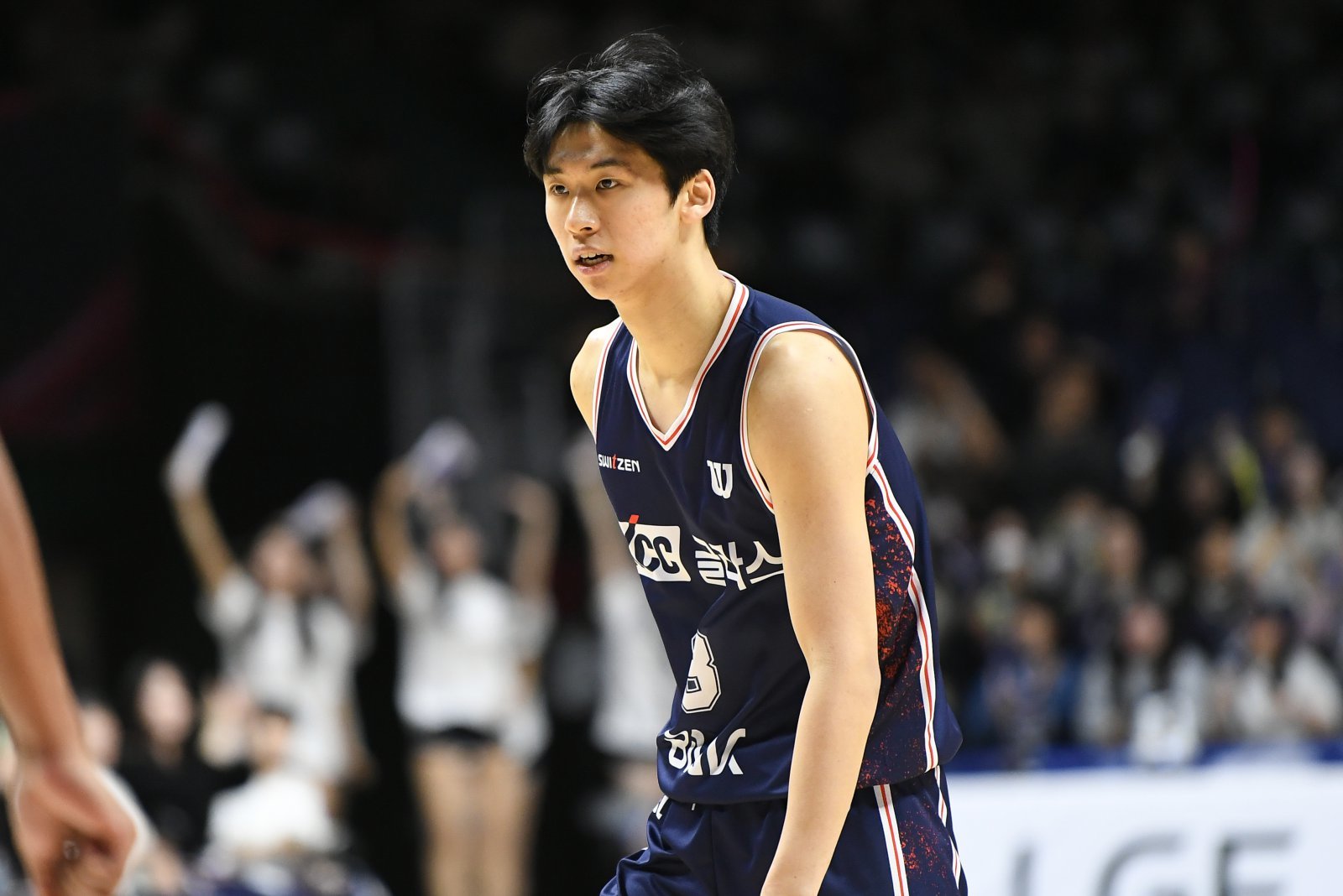 KCC 윤기찬은 18일 부산서 열릴 가스공사전서 선발출전한다. 그는 최준용의 공백을 메우고자 익숙하지 않은 4번 포지션으로 나선다. 사진제공｜KBL