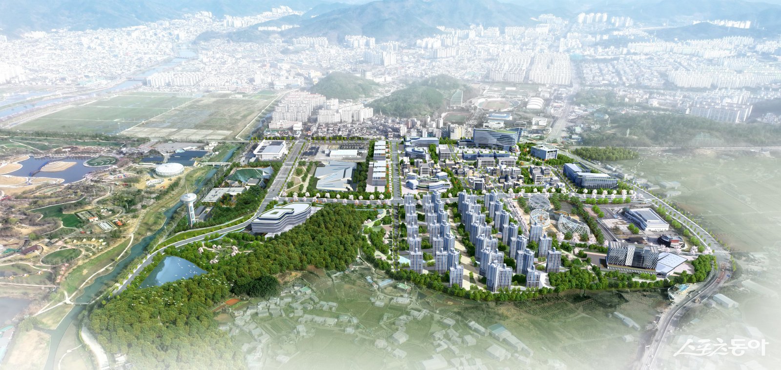 연향들 도시개발사업 조감도.  사진제공=순천시