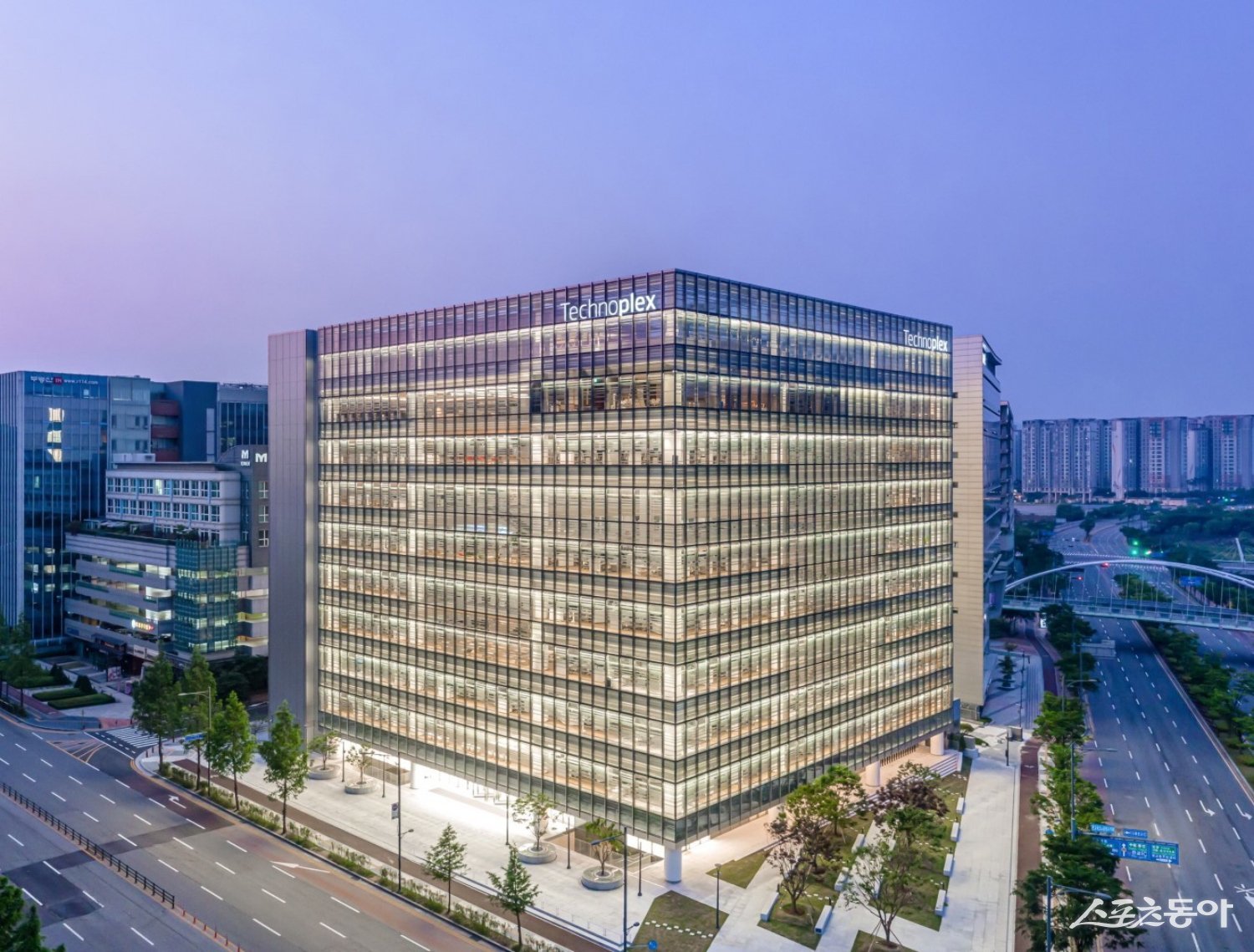 한국타이어 본사 테크노플렉스 외관. 사진제공 ｜한국타이어