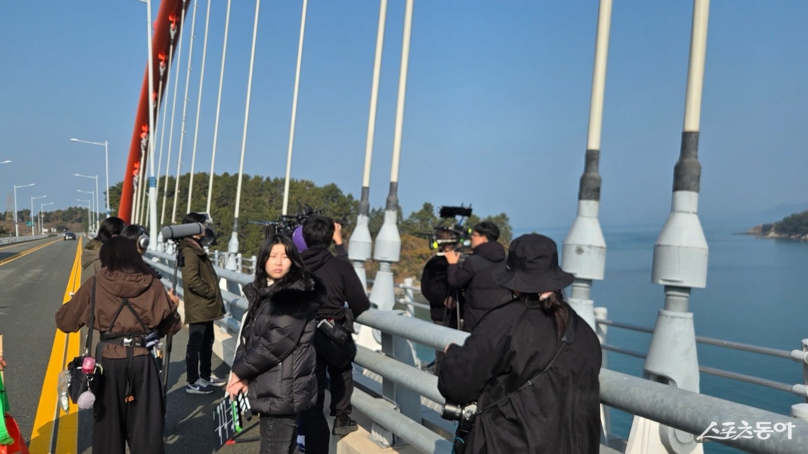열한 번째 웹드라마 ‘더 섬’ 촬영 사진.  사진제공=여수시