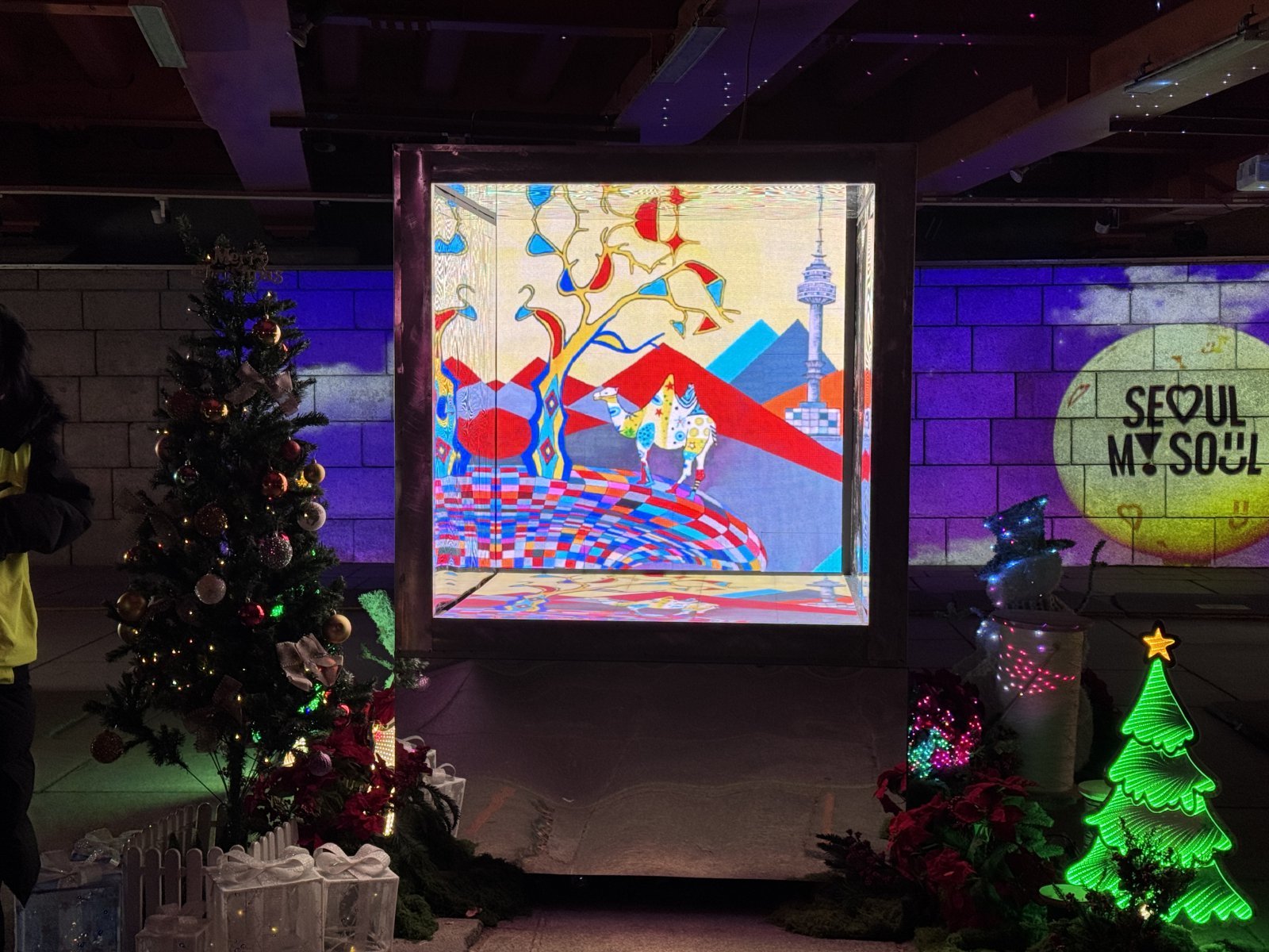 윤송아 작가 협업 설치 미디어아트 작품