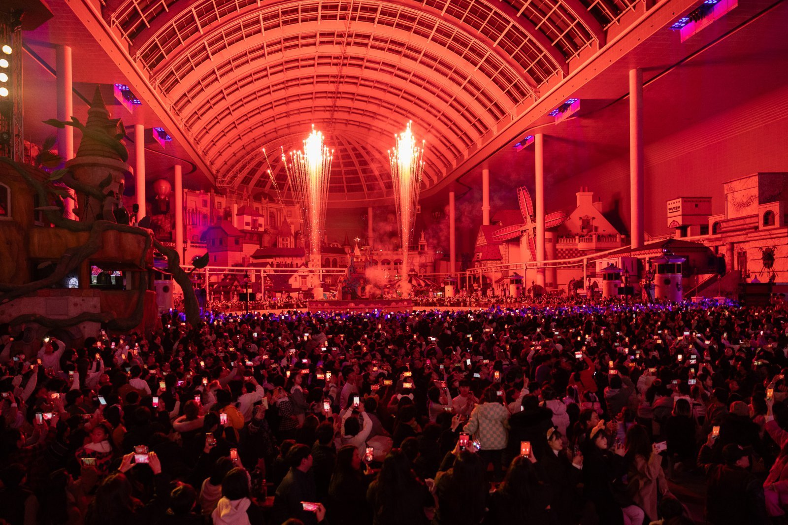 롯데월드 카운트다운