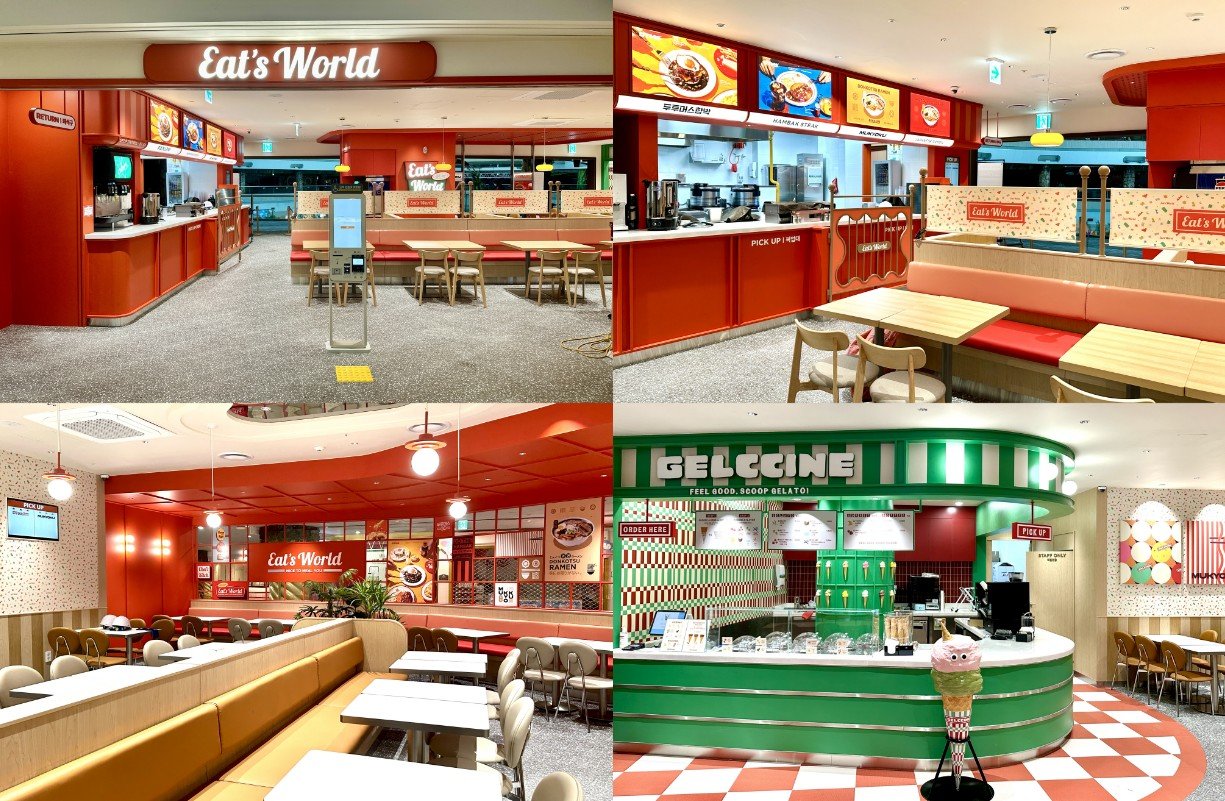 복합 식음 매장 ‘잇츠 월드’ 전경.         사진제공｜롯데GRS
