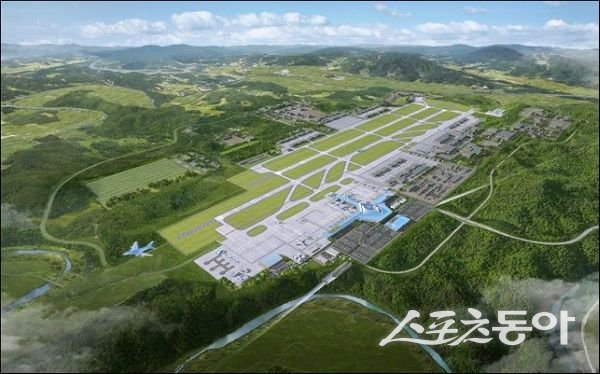 대구경북 통합 신공항 조감도. 사진제공ㅣ의성군