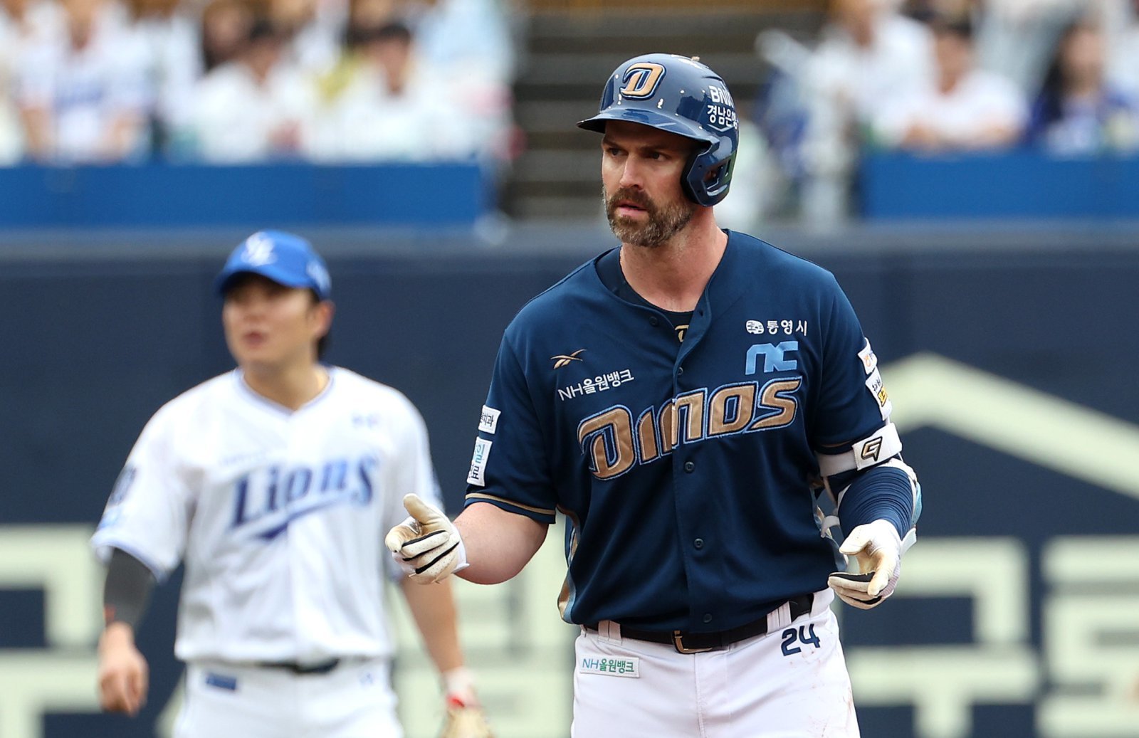 NC 맷 데이비슨은 2024시즌 46홈런으로 리그 홈런왕을 기록했다. 그는 다음 시즌 타이틀 되찾기에 나선다. 뉴시스