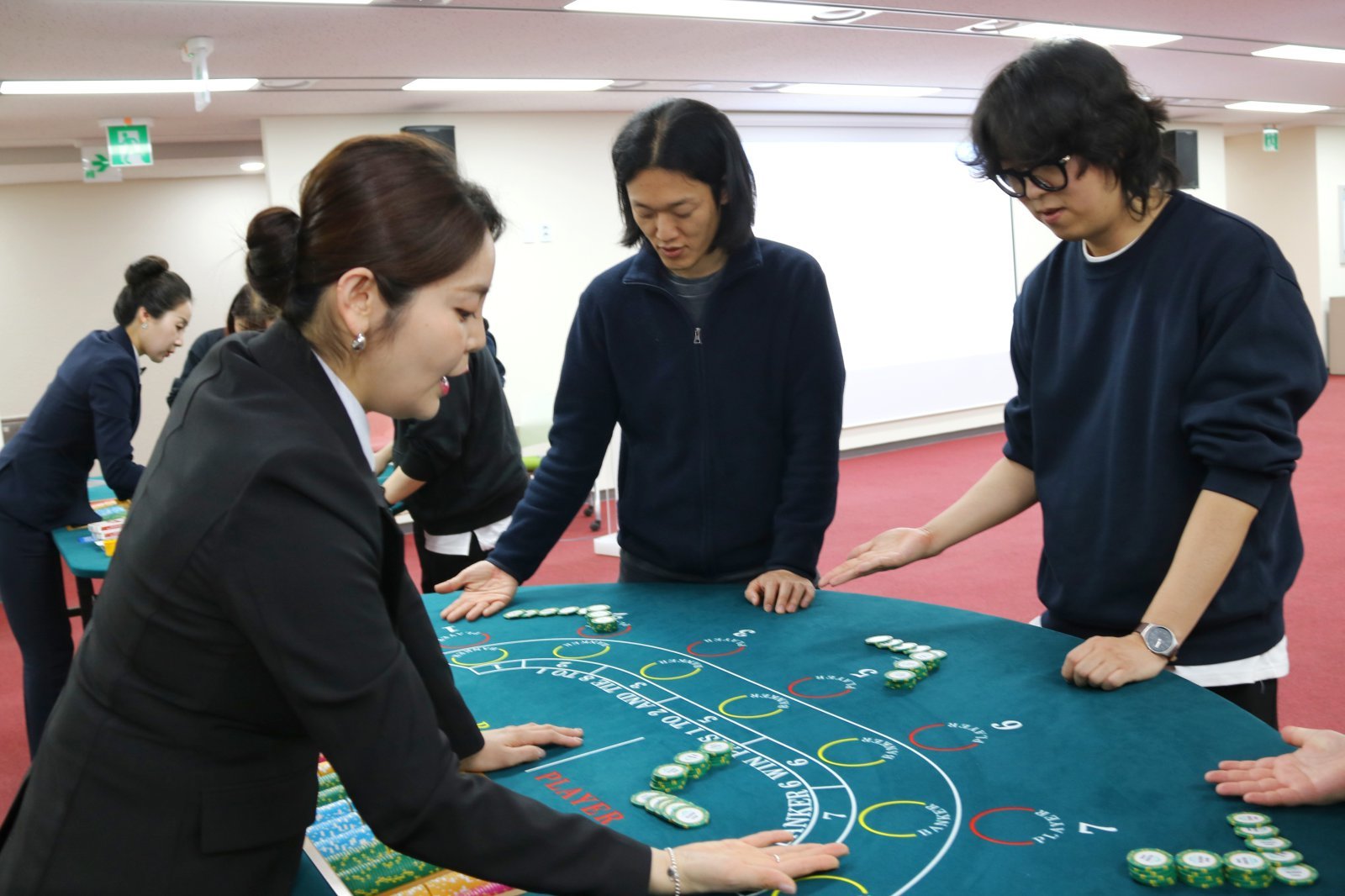 딜링 교육 모습