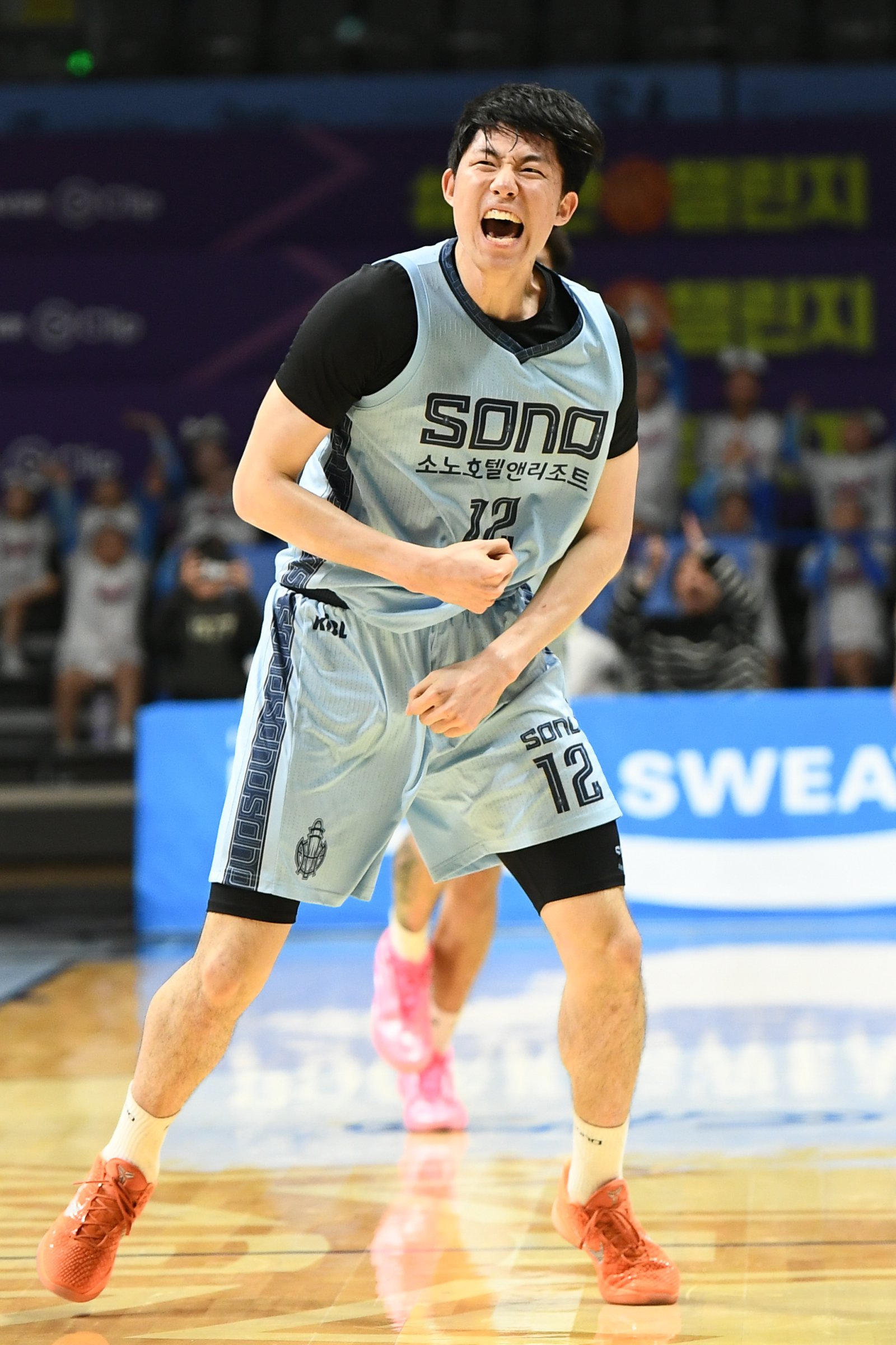 가스공사 양우혁, KT 강성욱, 현대모비스 김건하, KCC 윤기찬, 소노 강지훈은 프로에 갓 입단한 신인임에도 경기당 평균 20여분을 소화하며 팀에 큰 힘을 보태고 있다. 소노 강지훈. 사진제공｜KBL