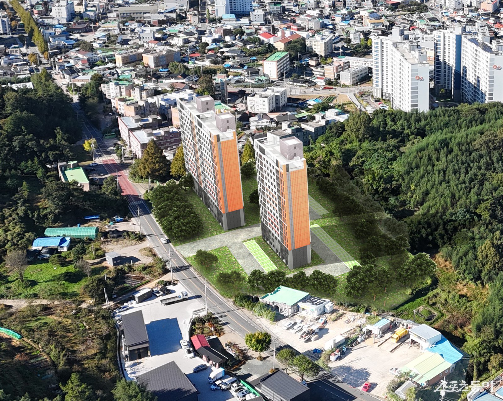 장흥군 만원주택 조감도.  사진제공=장흥군