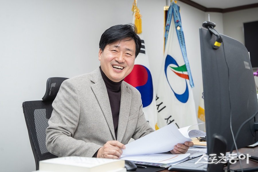 강범석  인천 서구청장 신년사. 사진제공｜인천 서구청