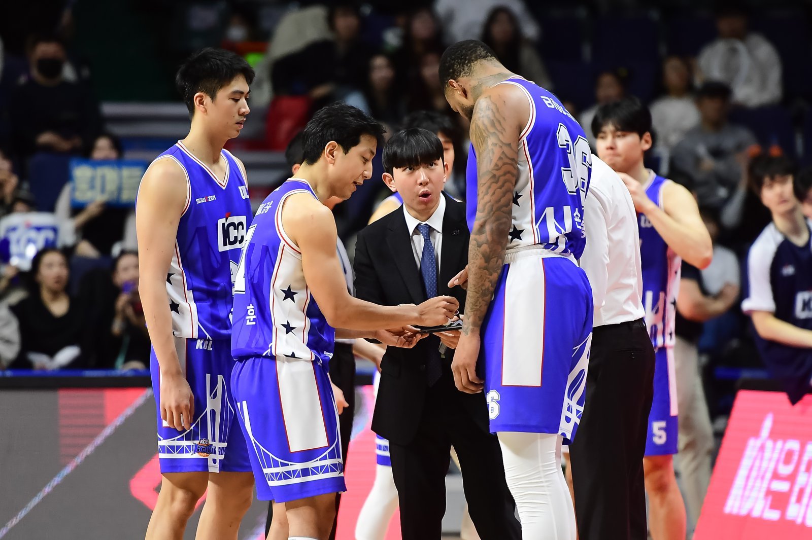 KCC는 이번 시즌 선수단의 잦은 부상으로 나아가지 못하고 있다. 시즌이 반환점을 돈 만큼 주축 선수들의 빠른 회복이 중요하다. 사진제공｜KBL