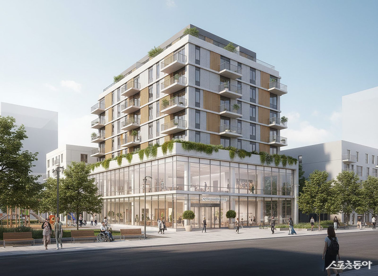 고령자 복지주택 조감도. 사진제공ㅣ 성남시