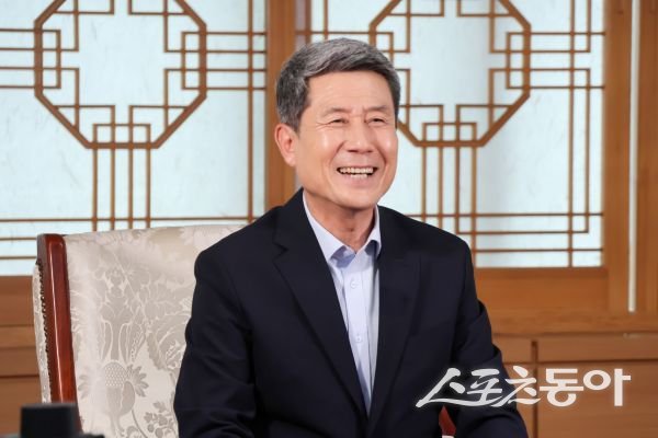 이강덕 포항시장이 신년사를 하고 있는 모습. 사진제공ㅣ포항시