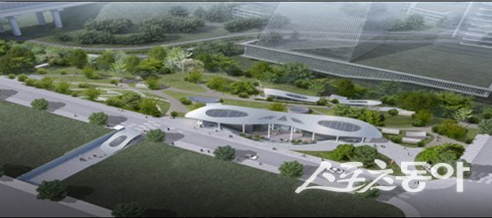 과천시는 지난 2일 과천지식정보타운 주민들의 대중교통 이용 편의 확보를 위해 추진 중인 지하철 4호선 과천정보타운역 신설 사업과 관련해, 철도공사 현장 안전기준 강화로 인한 개통 일정 조정 상황에 대해 관계기관과 지속적으로 협의하고 있다고 밝혔다(과천정보타운역 조감도). 사진제공|과천시