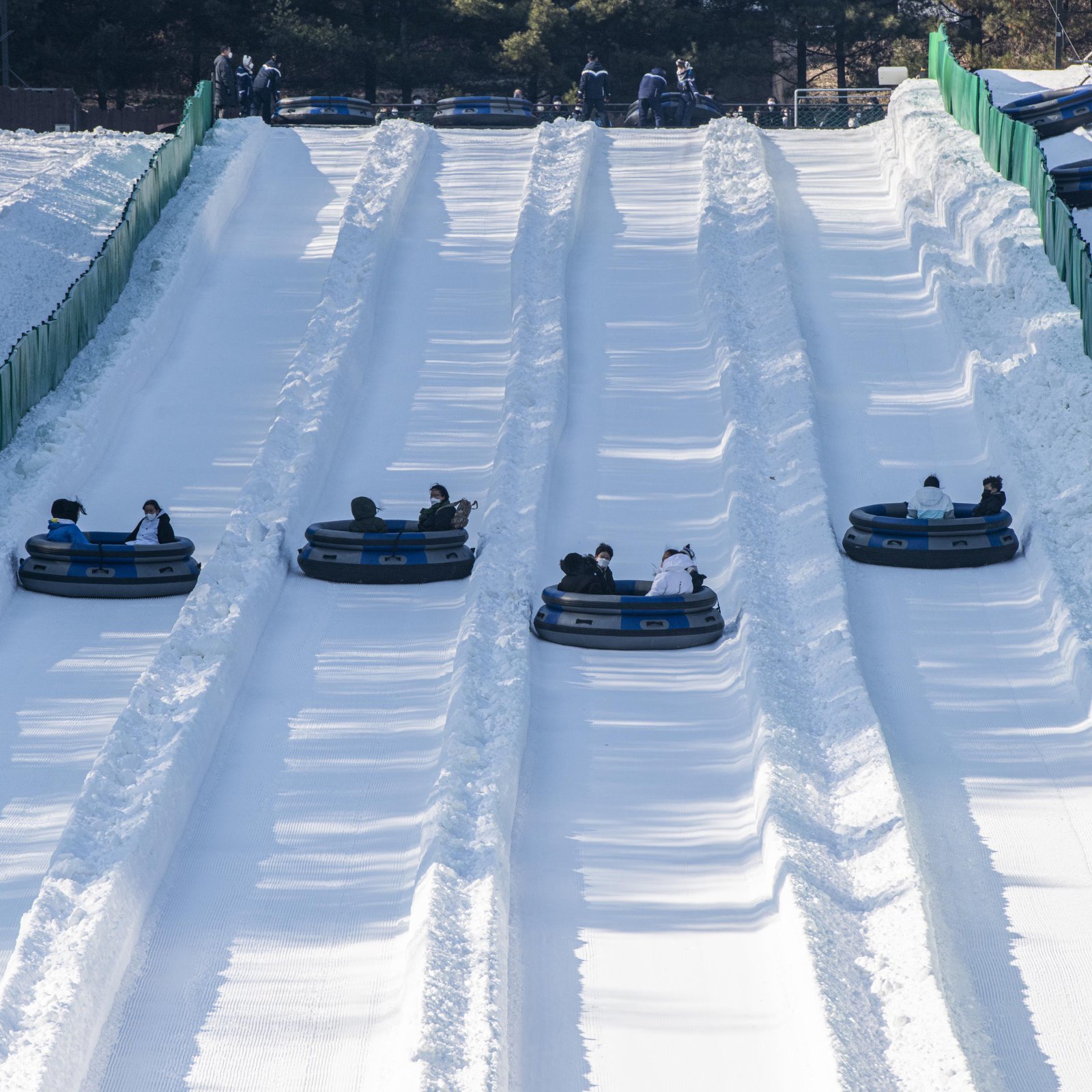 에버랜드 눈썰매장 스노우 버스터 익스프레스 코스