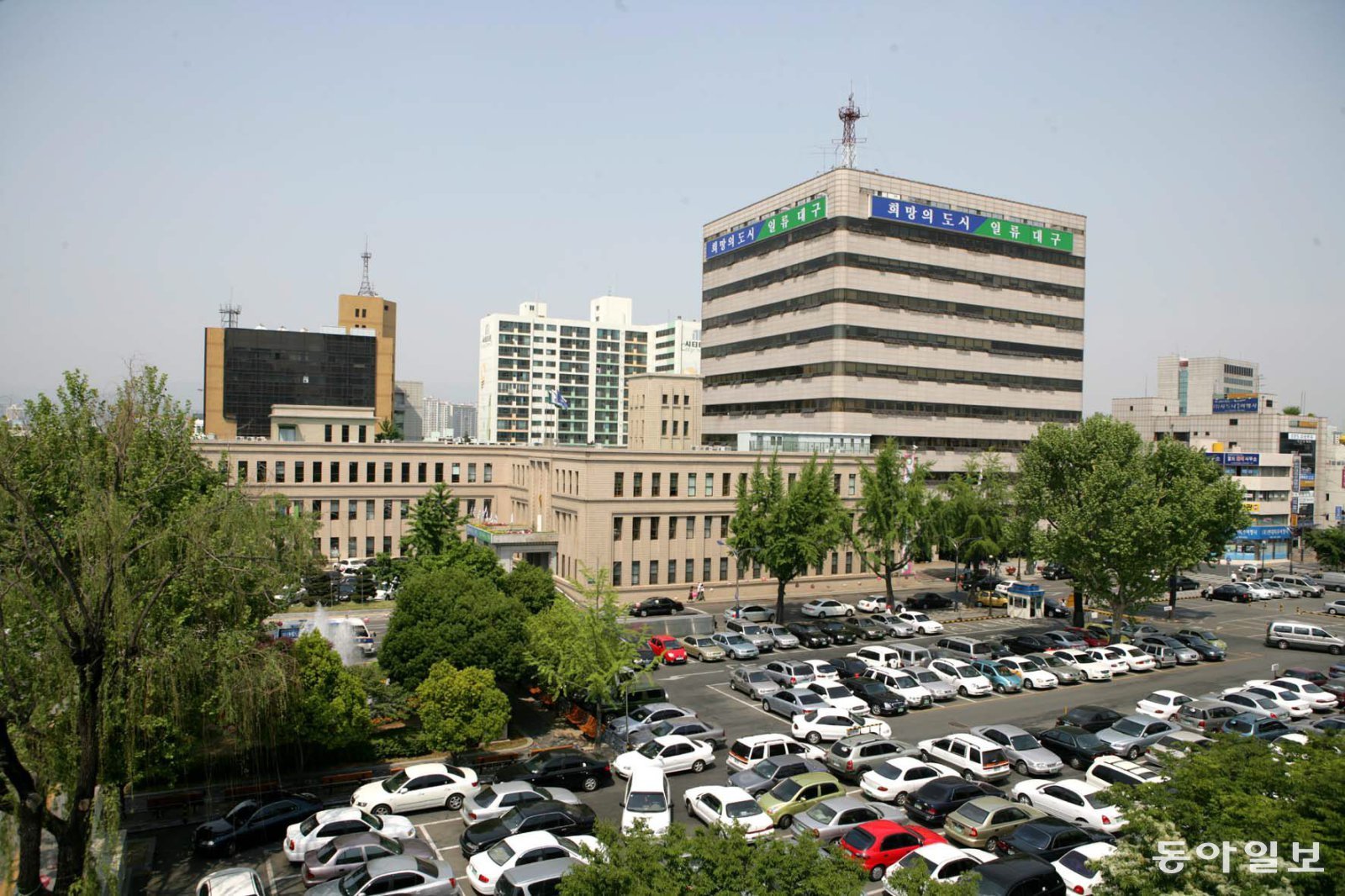 대구시청사(오른쪽)와 시의회 건물. 스포츠동아DB