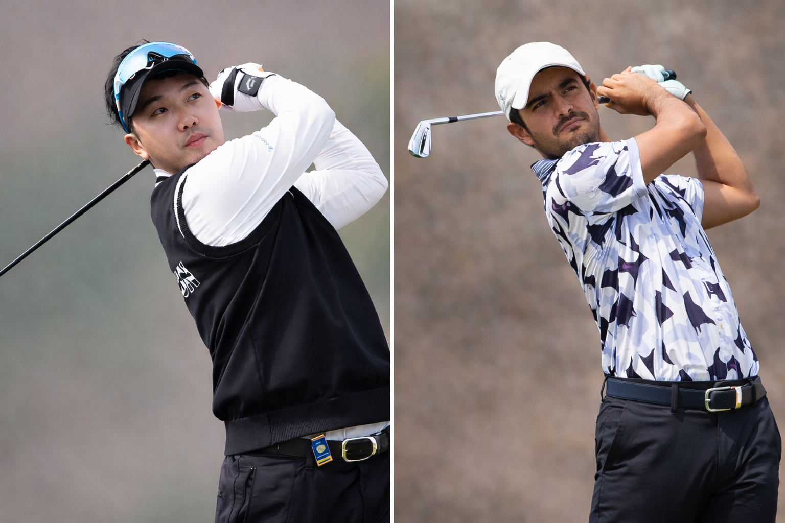 2026년 KPGA 투어에서 눈 여겨봐야할 외국인 선수인 와다 쇼타로(왼쪽)와 브랜든 케왈라마니. 사진제공 | KPGA