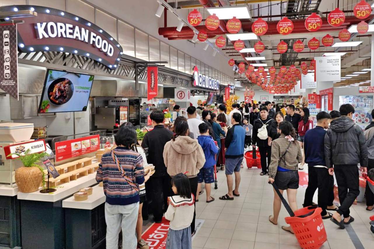 롯데마트 다낭점 ‘요리하다 키친’. 사진제공｜롯데마트