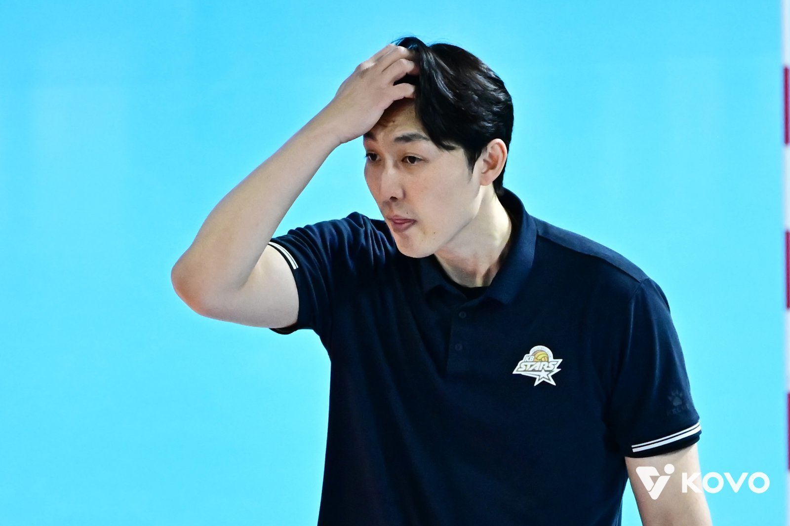 하현용 KB손해보험 감독대행. 사진제공｜KOVO