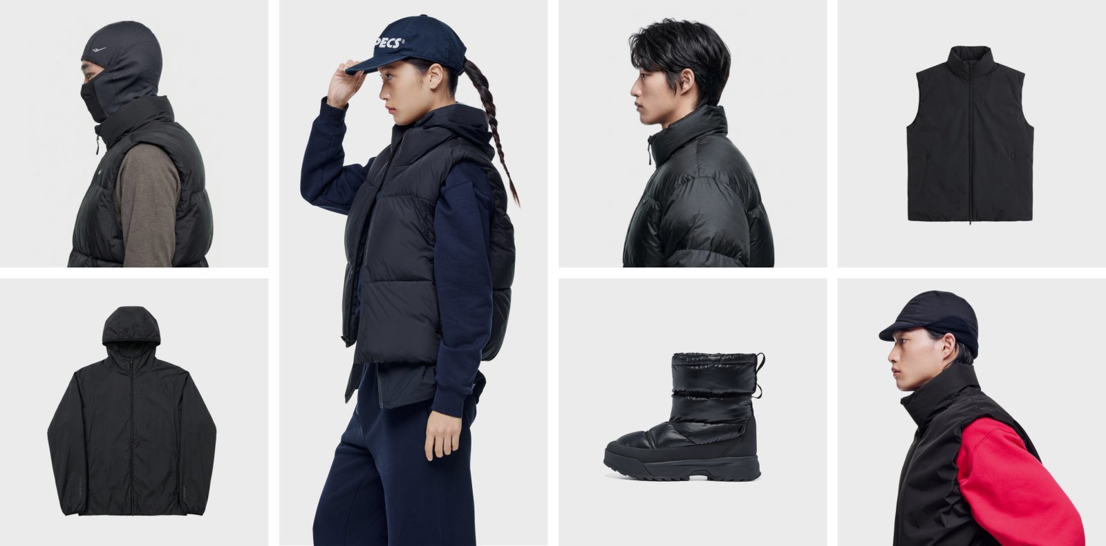 프로-스펙스가 선보인 ‘윈터 캡슐 라인’ 제품들