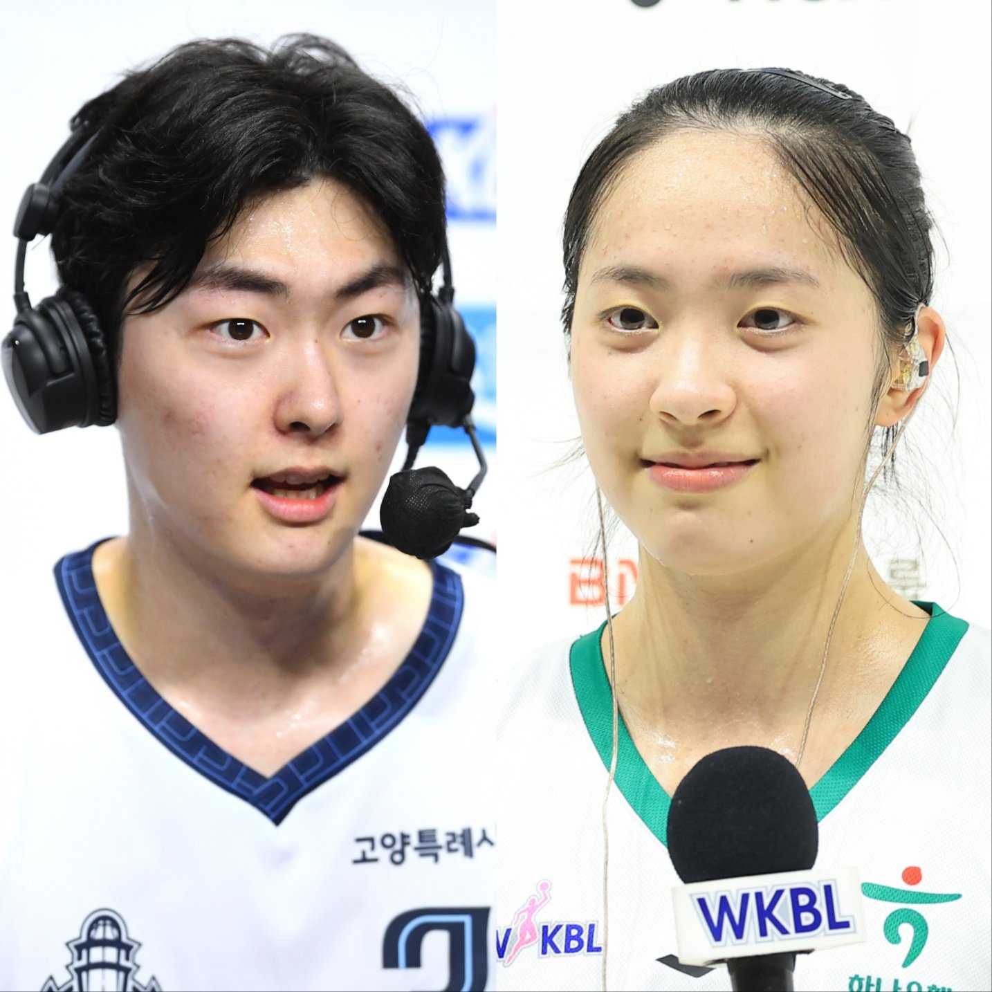 소노 박종하(왼쪽)와 하나은행 박소희는 한국 농구를 대표하는 남매 선수를 꿈꾼다. 사진제공｜KBL·WKBL