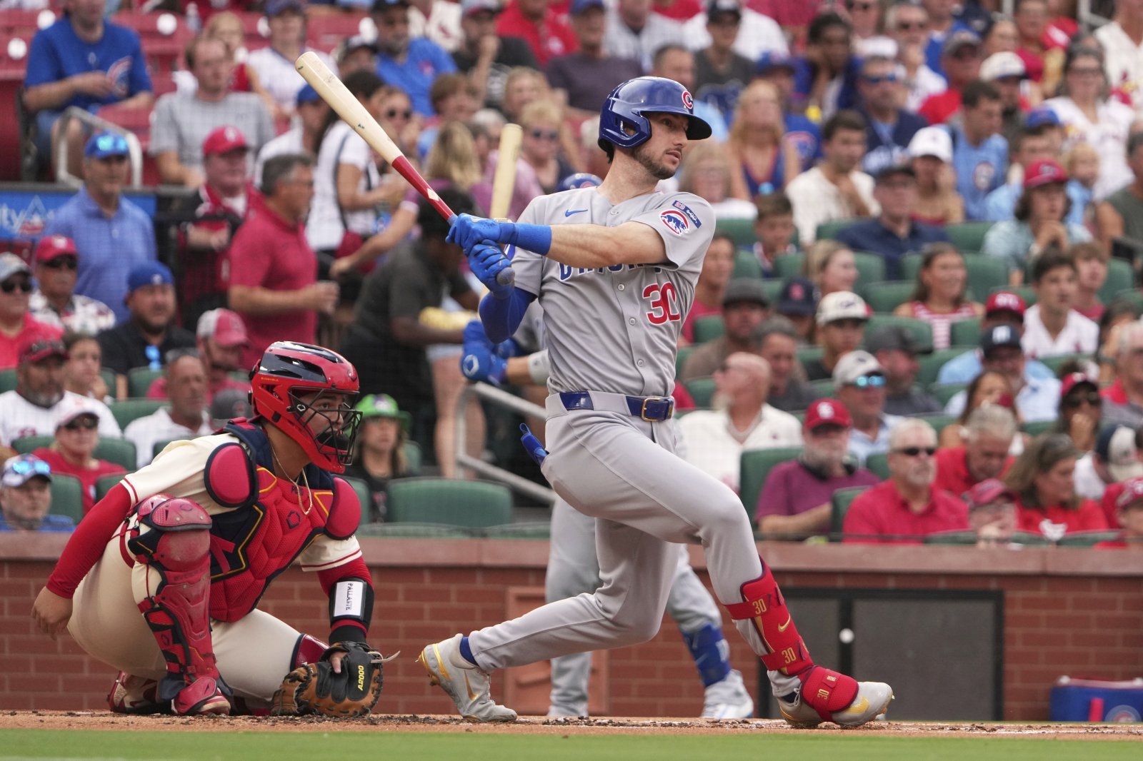 다저스와 토론토는 비시즌 외야수 FA 최대어 카일 터커(사진)를 두고 장외서 경쟁하고 있다. AP뉴시스