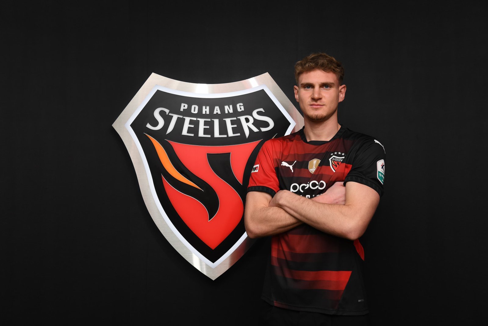 포항은 14일 외국인 스트라이커 트란지스카를 영입해 화력과 높이 강화에 나섰다. 사진제공│포항 스틸러스