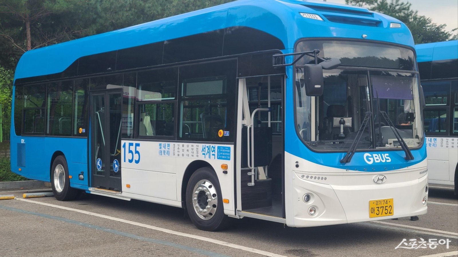 남양주시 155번 버스 무료 운행 모습.  사진제공ㅣ남양주시 