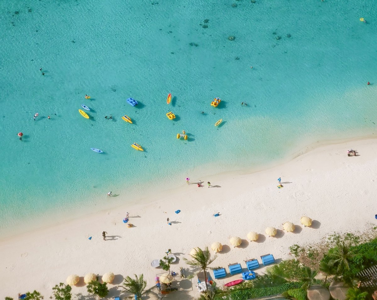 괌 투몬비치                 사진출처=괌정부관광청