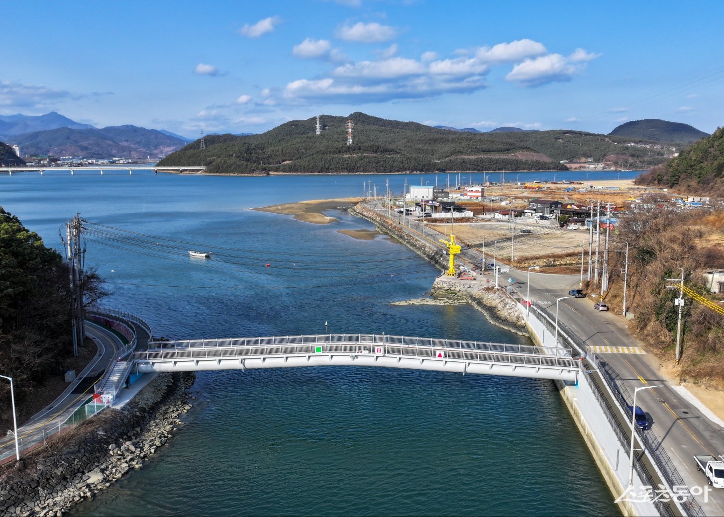 광양제철소는 17일, 금호동과 태인동을 연결하는 금호태인보도교를 준공했다. 사진제공=광양제철소