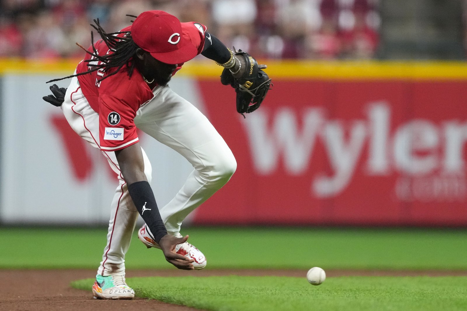 신시내티 엘리 델 라 크루스는 지난해 구단 연장 계약 제의를 거절했다. 10년 3319억 원을 거절한 만큼 그와 신시내티의 미래가 어떻게 될지 궁금하다. AP뉴시스