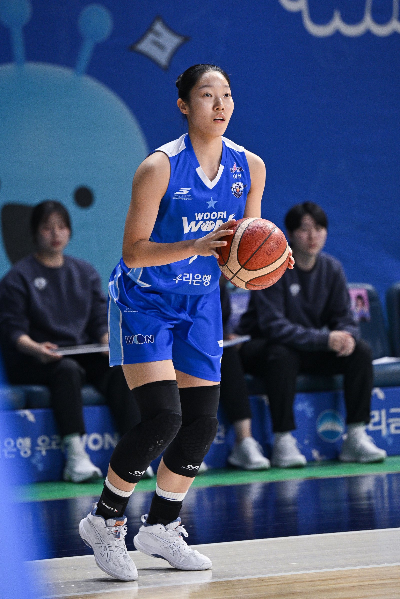 이민지는 경기당 20분을 뛰며 효율적인 움직임으로 우리은행의 공격에 활력을 불어넣고 있다. 사진제공｜WKBL