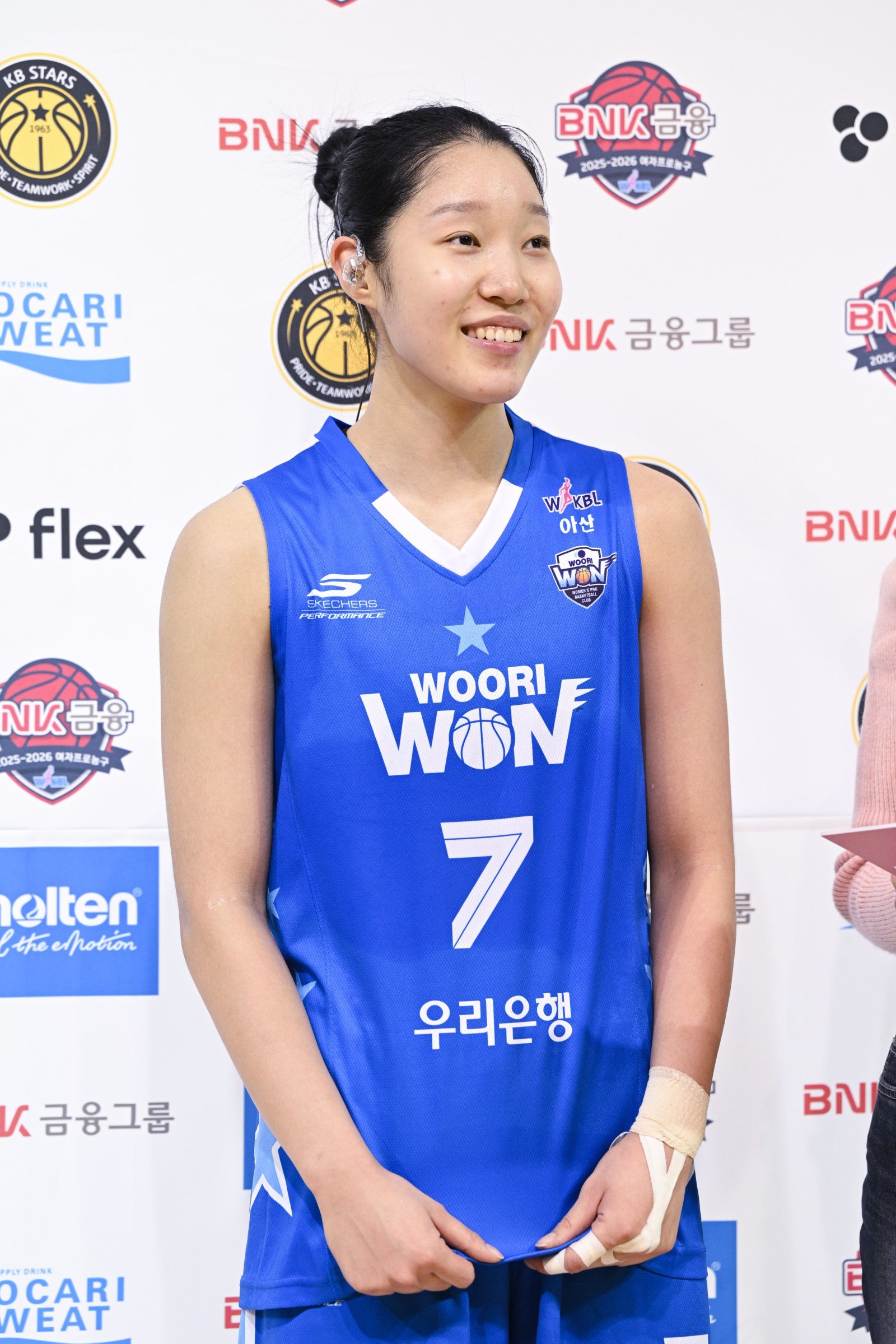 이민지는 경기당 20분을 뛰며 효율적인 움직임으로 우리은행의 공격에 활력을 불어넣고 있다. 사진제공｜WKBL