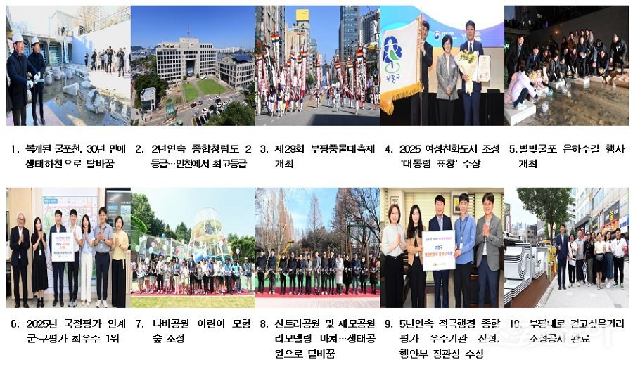 인천 부평구, 2025년 부평 최고의 희망뉴스. 사진제공｜인천 부평구청