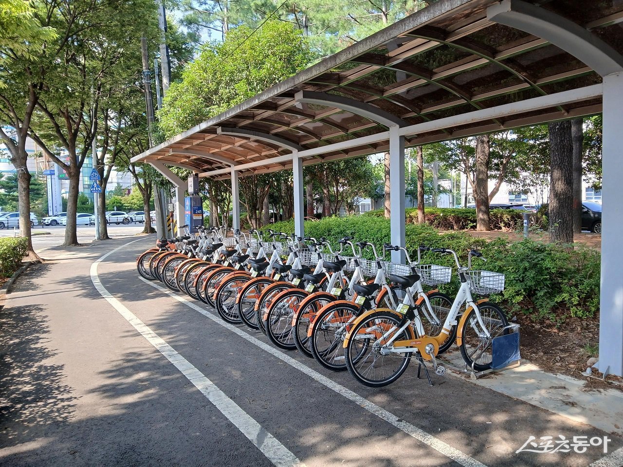 온누리 공영자전거 대여소. 사진제공=순천시