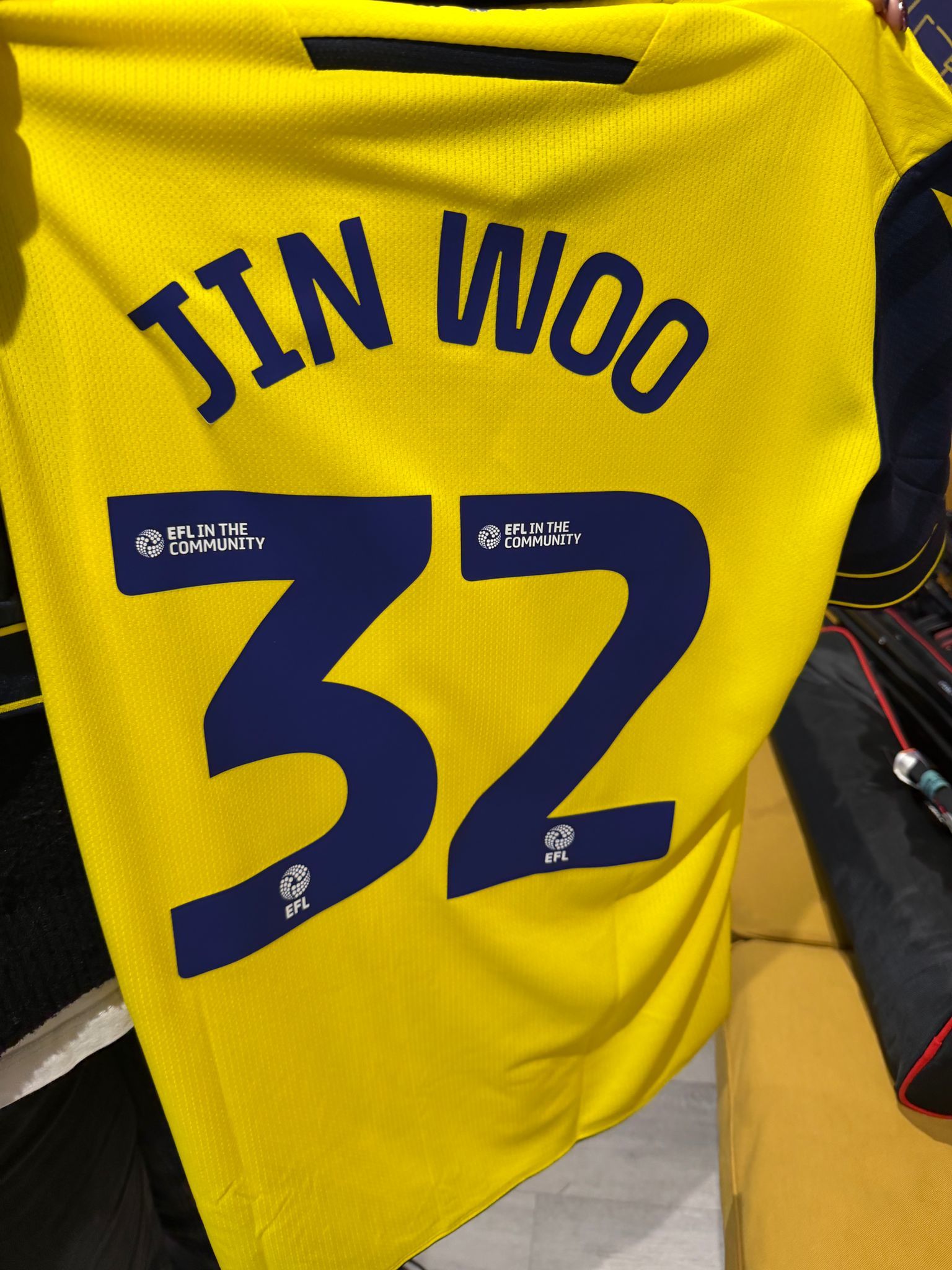 전진우는 잉글랜드 챔피언십 옥스포드 유나이티드에서 32번을 달고 뛴다. 사진제공｜전진우