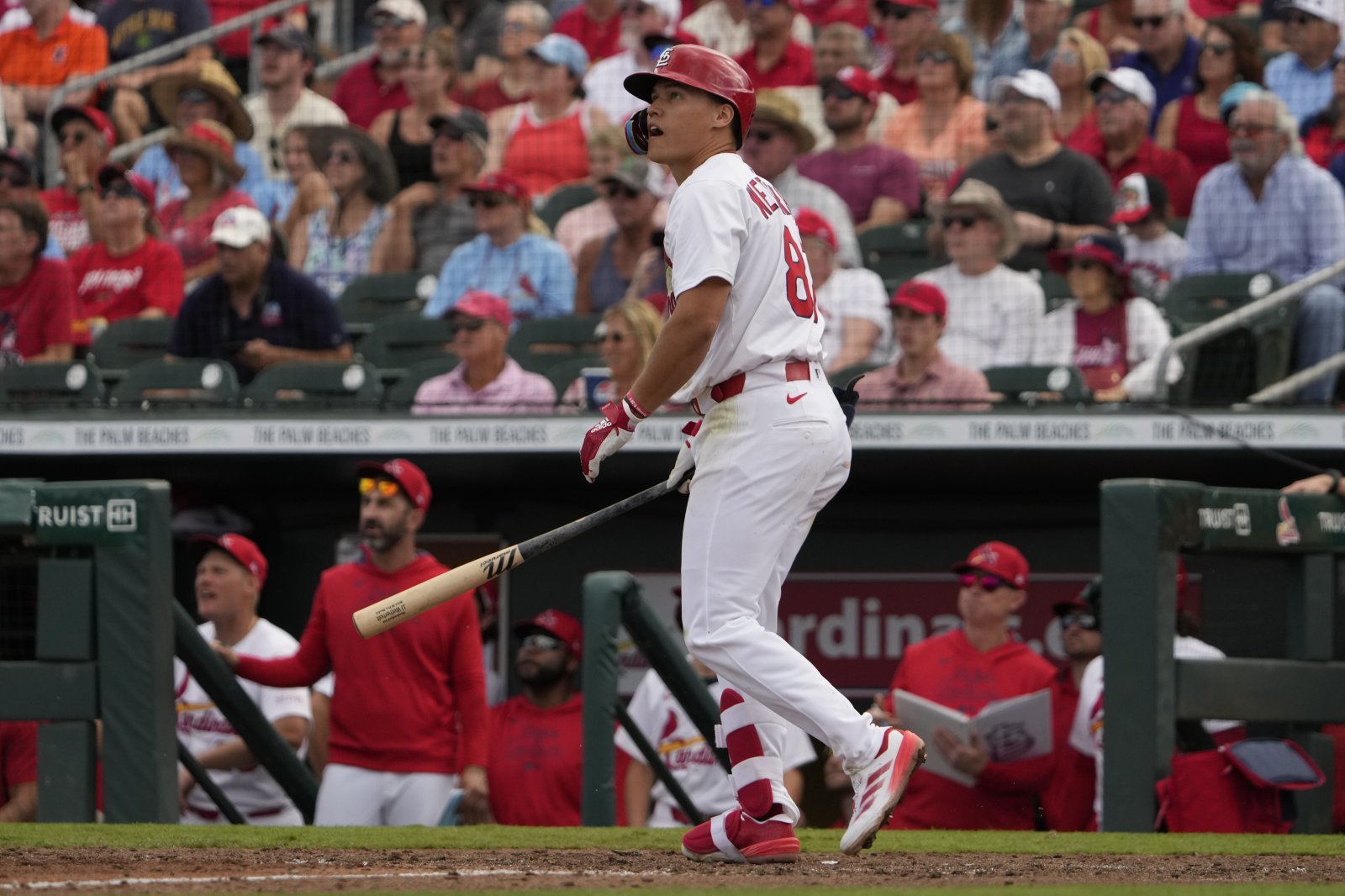 세인트루이스 JJ 웨더홀트가 한국 야구대표팀으로 2026 WBC에 출전하지 못하는 아쉬움을 밝혔다. AP뉴시스 