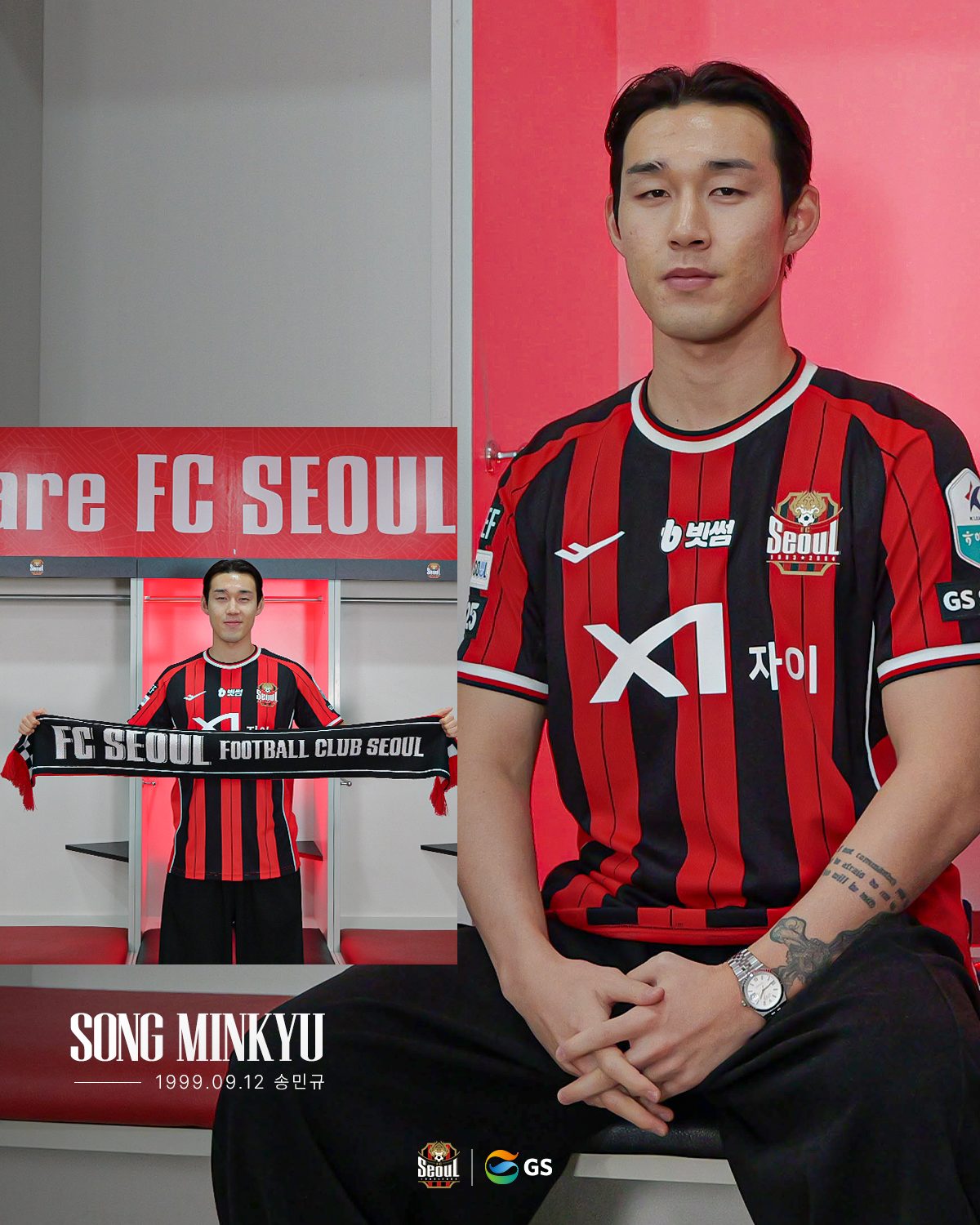 FC서울과 인천 유나이티드가 21일 각각 전 전북 소속 윙포워드 송민규(사진)와 센터백 정태욱을 영입해 전력을 보강했다. 사진제공│FC서울