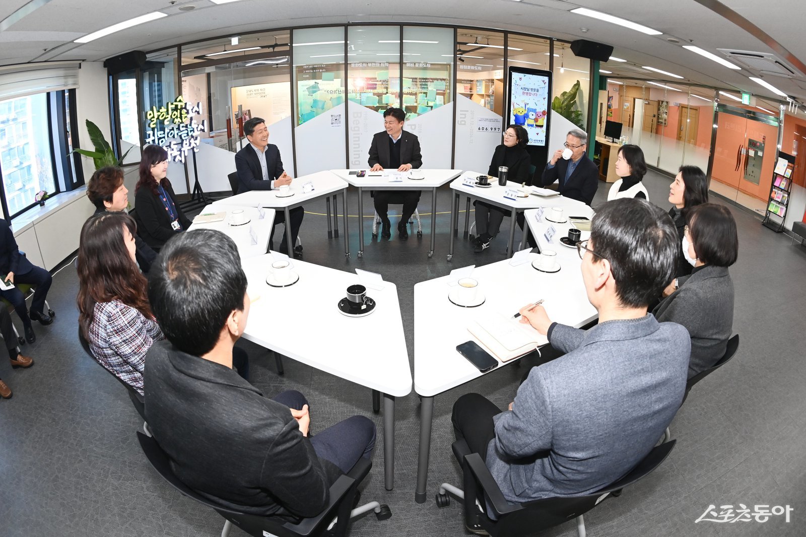 부천시는 지난 21일 부천문화재단과 소통 간담회를 진행했다. 사진제공｜부천시