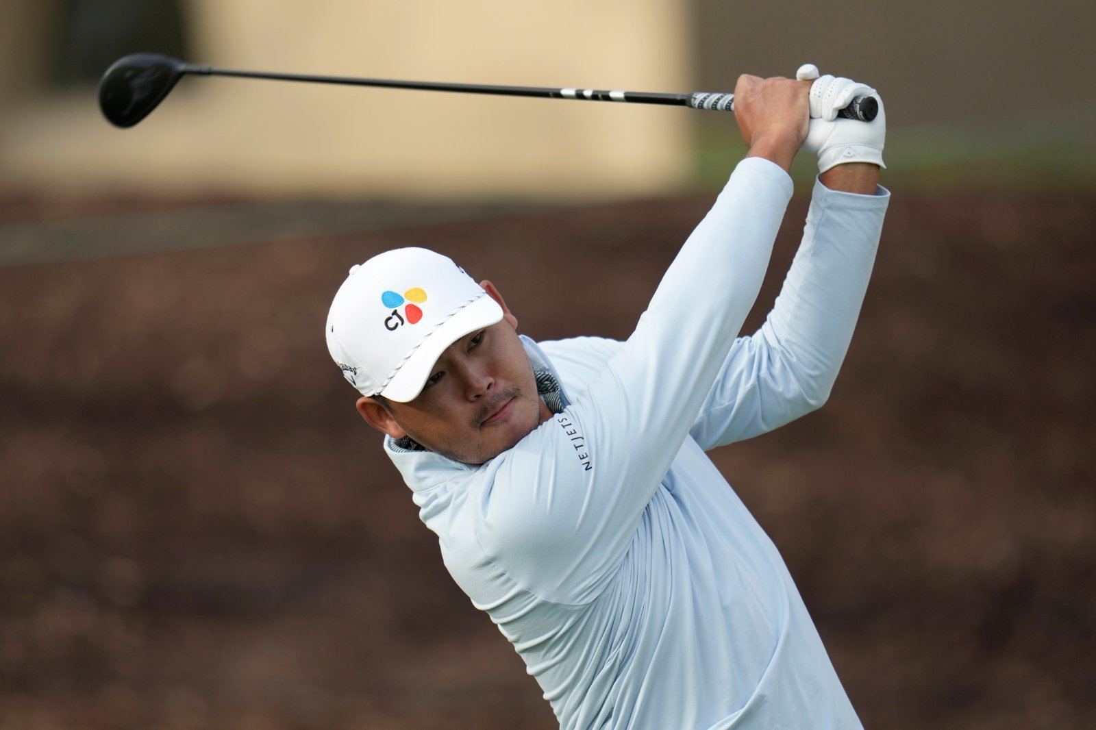 김시우가 아메리칸 익스프레스 3라운드에서 단독 선두로 솟구치며 5년 만의 패권 탈환과 함께 PGA 투어 통산 5승에 바짝 다가섰다. 라킨타 | AP뉴시스