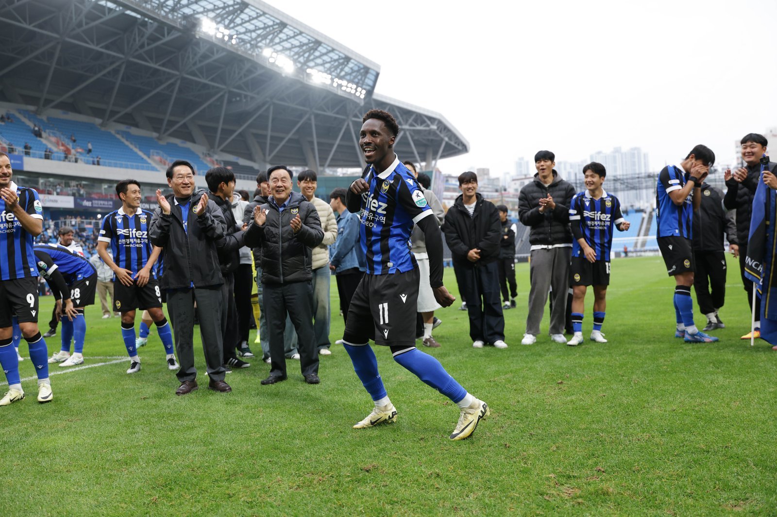 인천은 제르소(가운데)에 버금가는 윙포워드 보강이 이뤄져야 올해 목표인 K리그1 잔류 가능성을 높일 수 있다. 사진제공│한국프로축구연맹