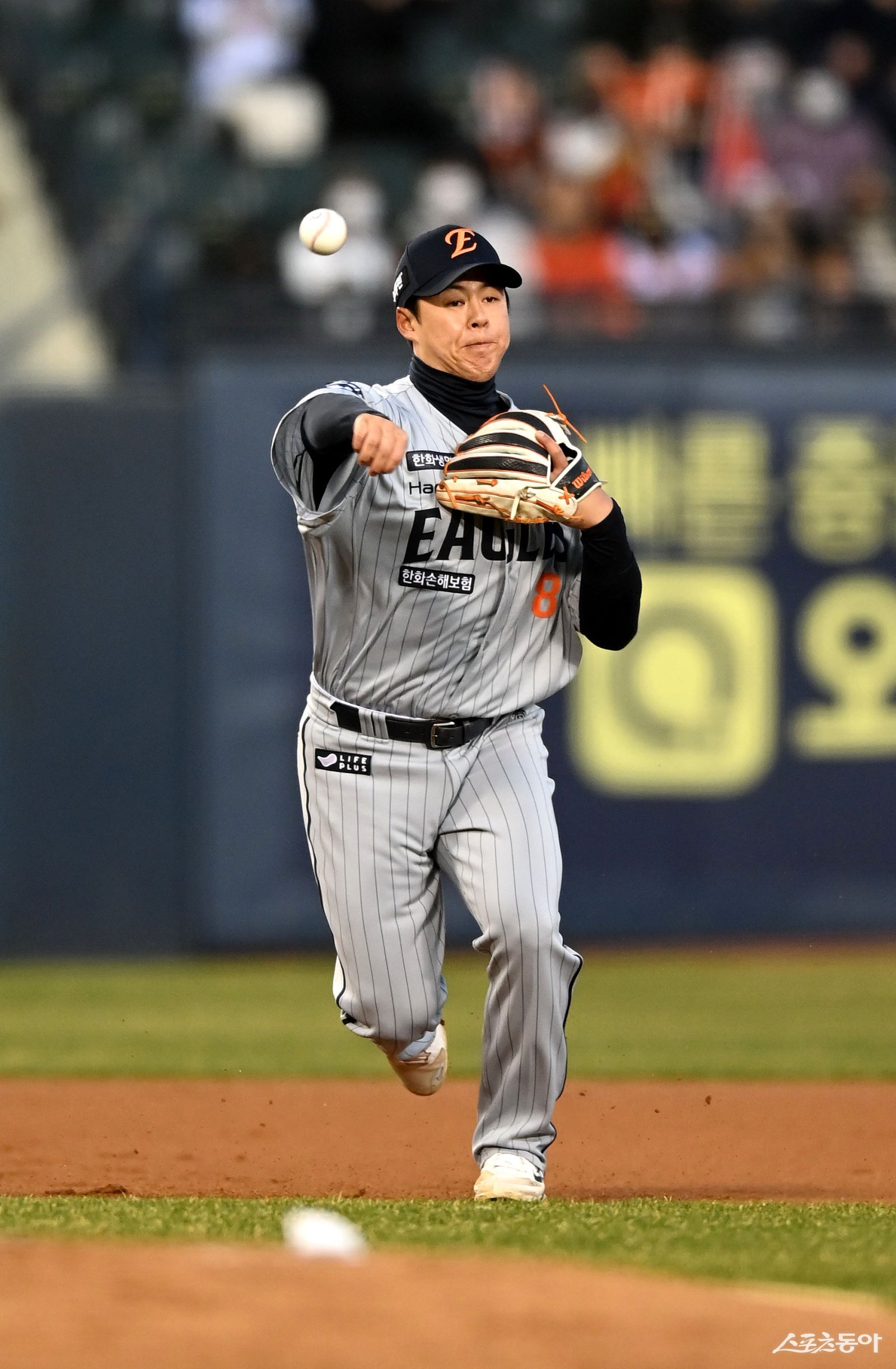 한화 노시환은 지난해 144경기를 모두 뛰었다. 이 가운데 3루수로만 143경기에 나서며 1262.1이닝을 소화했다. 올해 한화 지명타자로는 채은성과 강백호가 나설 게 유력한 만큼, 노시환은 계속 붙박이 3루수로 나설 전망이다. 스포츠동아DB