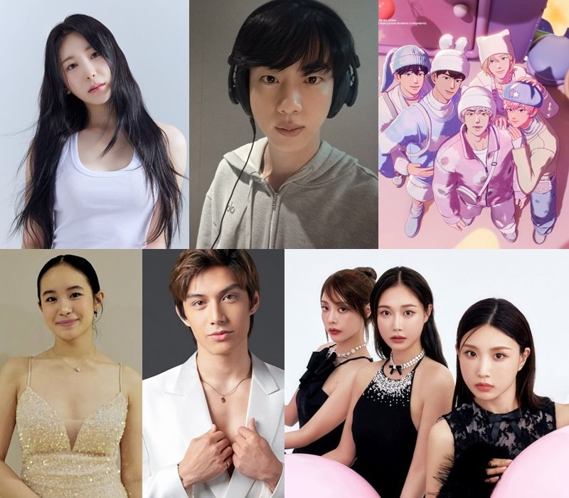 방탄소년단 진·플레이브·이채연·브브걸·CAPGO 아이돌픽 위클리 1위 [DA:차트]