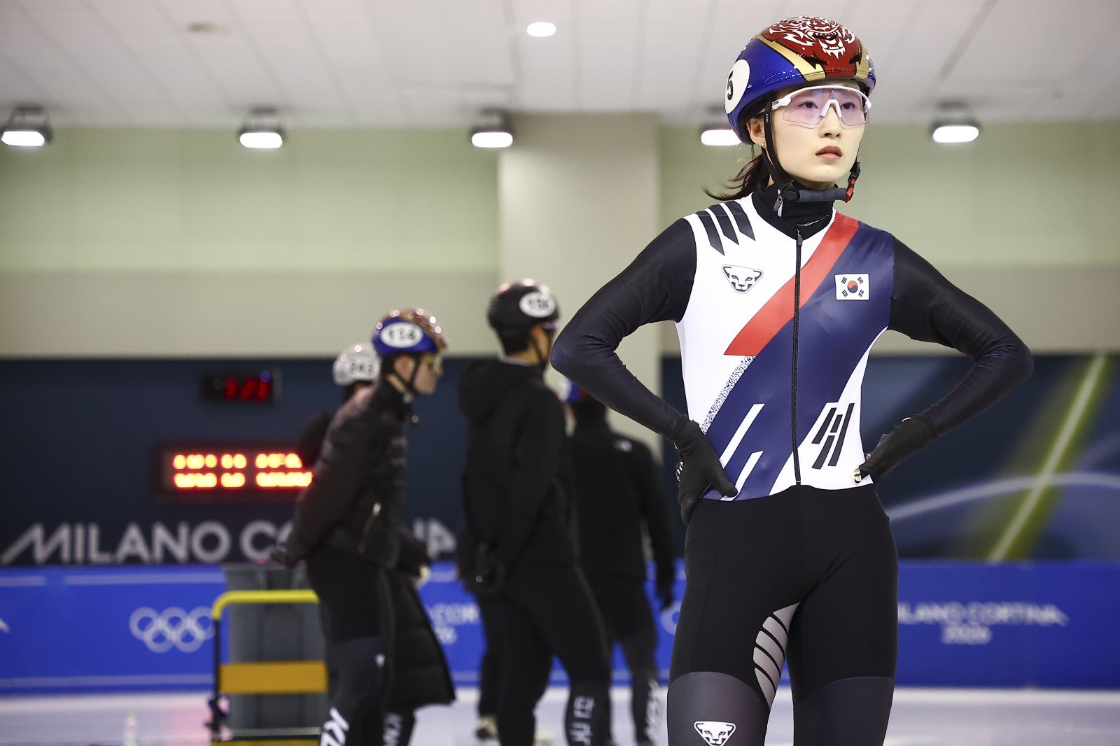 쇼트트랙 최민정은 여자 1500m에서 올림픽 3연패를 노린다. 뉴시스