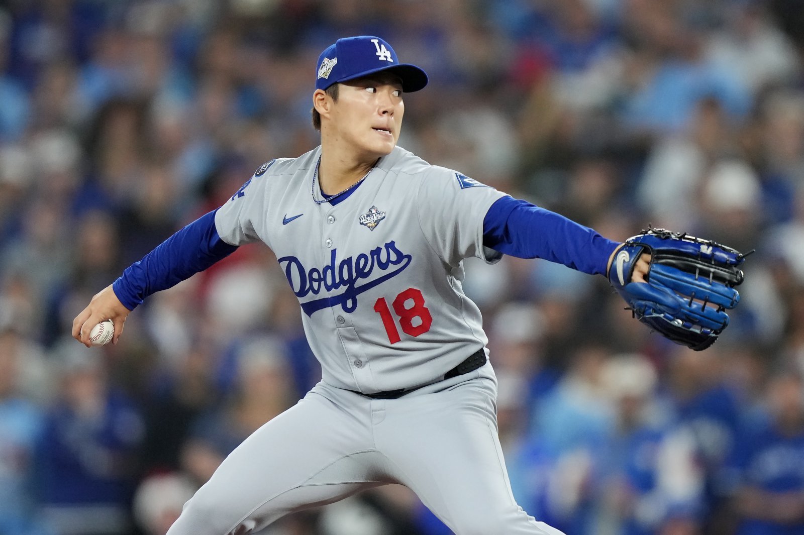 지난해 다저스의 월드시리즈 우승을 이끈 야마모토 요시노부가 WBC에 출전한다. AP뉴시스